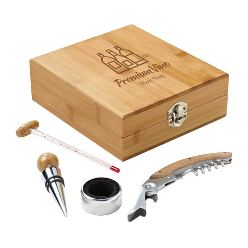 Kit de Vino Caja Pino